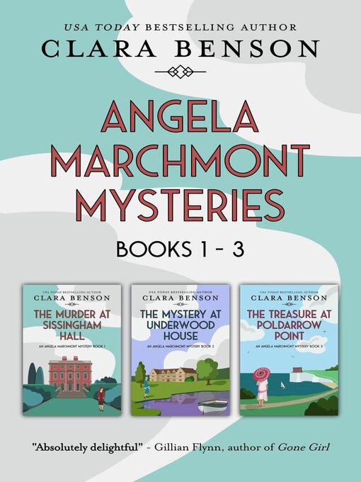 Title details for Angela Marchmont Mysteries Books 1-3 by Clara Benson - Available